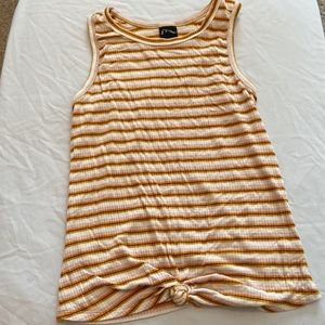 Striped kids tank top, size m(7/8)
